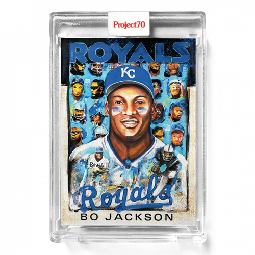 2021 TOPPS PROJECT 70 CARD #351 BO JACKSON -BY ANDREW THIELE