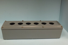ALLEN BRADLEY 800T-6TZ PUSHBUTTON ENCLOSURE- VERTICAL ROW OF 6