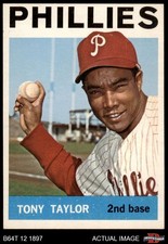 1964 Topps #585 Tony Taylor Phillies 5 - EX