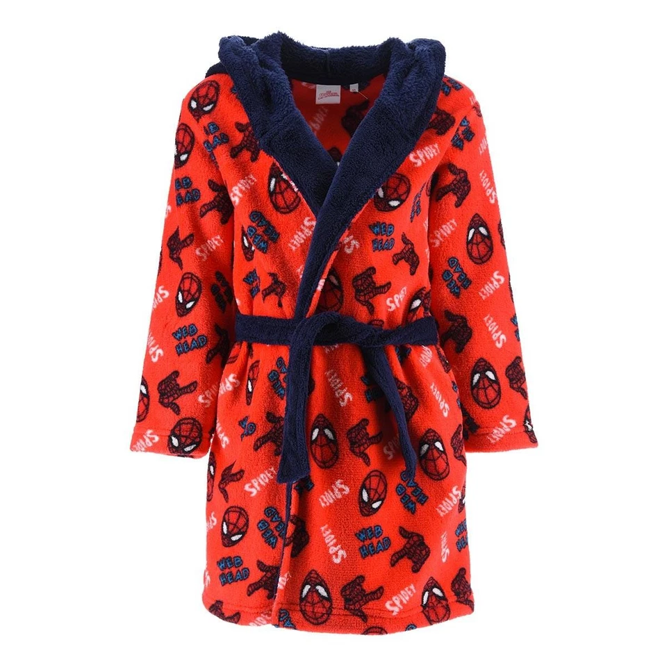 Kids Dressing Gown Boys/Girls Fleece Character Robe Disney Marvel Spiderman - image 4 of 4