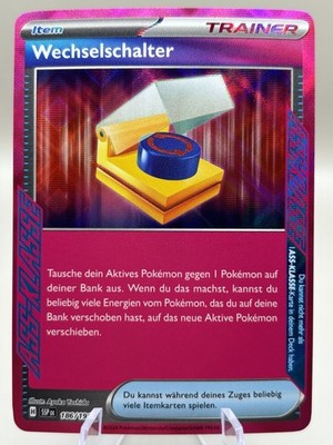 Pokemon Karte: Wechselschalter 186/191 Stürmische Funken Near Mint Deutsch ACE