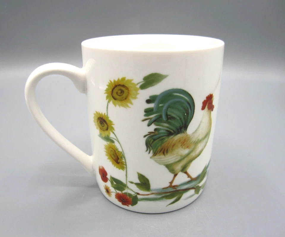 Pfaltzgraff белый многоцветный петух луг и курица кофе чай кружка 12 унций (470) - Изображение 3 из 4