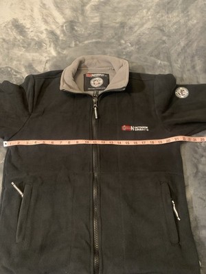 Outdoor Norway Mens S Jacket Coat Black Fleece Hoodie Full Zip | eBay