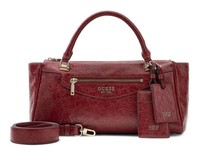 Guess Antonia Satchel S Handtasche UmhäNgetasche Tasche Red Dunkelrot Neu