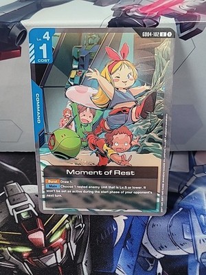 Moment of Rest Uncommon Phantom Aria GD04-102 Gundam Card Game NM
