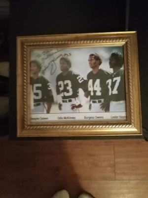 Raiders signed by Odis McKinney DB  Spr Bowl XV 1st NFL Team  win frm wild card