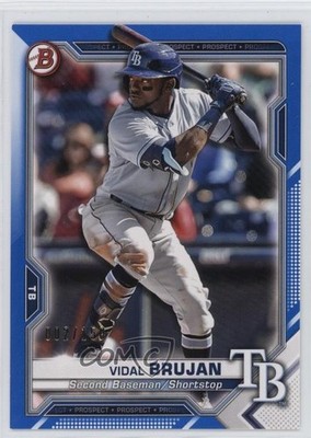 2021 Bowman Prospects Blue Border 2/150 Vidal Brujan #BP-19 1j1i