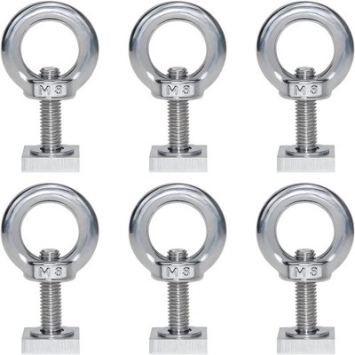 T-Nut Adapter M8x30mm für Nutsteine Dachträger Dachbox 4 Stück Aluminium