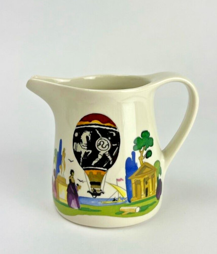 Villeroy & Boch John Mercier Le Ballon Porcelain Cream Pitcher Hot Air Balloon