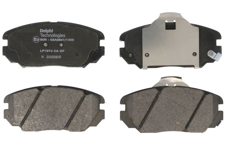 Plaquettes de frein DELPHI LP1974 anti vibration pour résoudre les sifflements sur OPIRUS 3.5