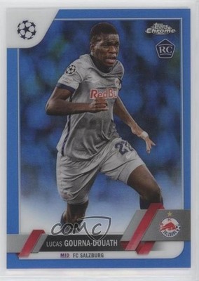 2022 Topps Chrome UEFA Club Competitions /150 Lucas Gourna-Douath Rookie RC 5ya