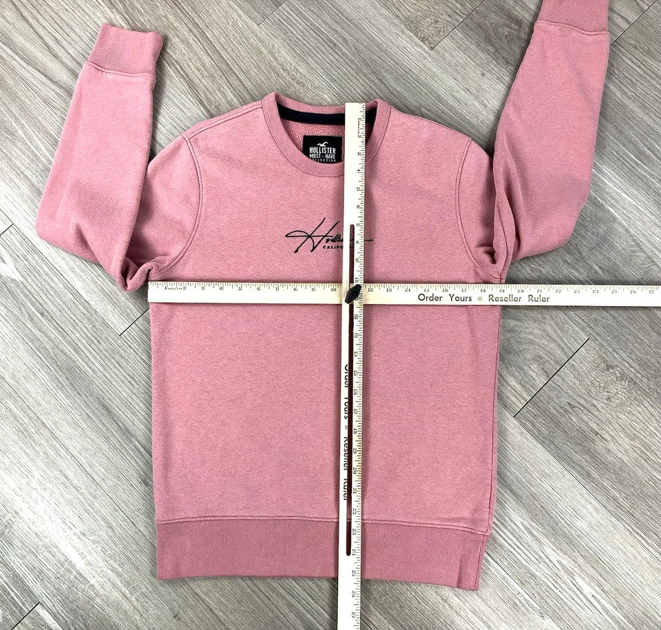 Hollister Y2K должен иметь коллекции пуловер толстовка размер XS розовато-лиловый - Изображение 4 из 4