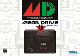 SEGA Mega Drive Mini 16 Bit Black with MEGADRIVE Classic Games and Controller