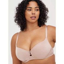 NWOT Torrid Curve Unlined Demi Glossy Mesh Ballet Back Bra