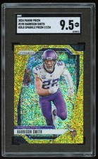 Harrison Smith 2024 Panini Prizm Gold Sparkle /24 SGC 9.5 Vikings