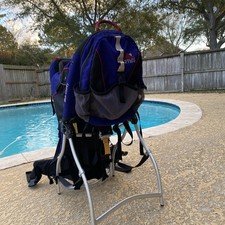 Kelty Kids Meadow Blue Stand Up Baby Child Carrier Backpack Outdoors Hiking NICE