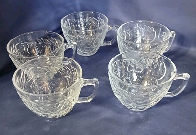 Gibson Concord Cherry Design Punch Cups Set Of 5