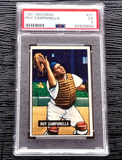 1951 BOWMAN ROY CAMPANELLA BASEBALL CARD #31 ****PHENOMENAL CARD**** PSA 5 EX