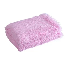 Luxury Long Hair Shaggy PV Fur Faux Fur Oversized Throw Blanket (60"X70" Thro...