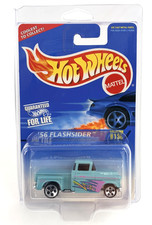 Hot Wheels '56 Flashsider #136 Light Blue Pickup Truck 1996 First Editions NMOC