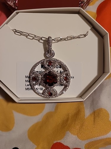 Bomb Party January Necklace RBP8604 Simply Carried Away - Rhodium Plated - Picture 5 of 8