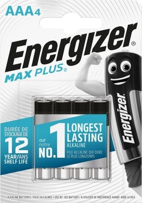 Energizer Max Plus Alkaline Micro AAA 1,5 V, 4er Pack  Batterie