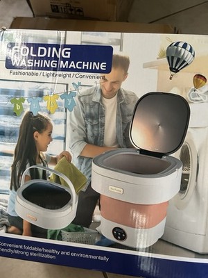 Folding Mini Washing Machine Portable Top-Loading Electric One Key Operation