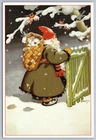 Santa Clause Christmas Illustrated By Martta Wendelin Postcard