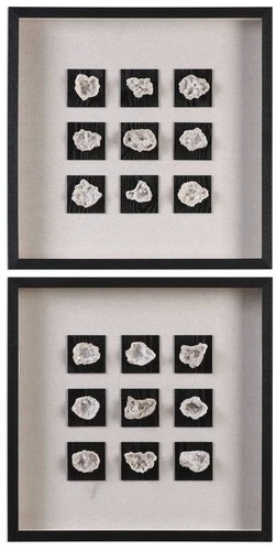 Uttermost Geode Shadow Box 21 3/4" Square Framed Wall Art - Picture 2 of 3