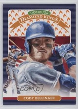 2020 Panini Donruss Diamond Kings On Fire 22/75 Cody Bellinger #3 5c2