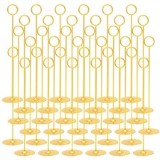 36PK Table Number Holders Place Card Holders 12 Inch Table Card Holders Steel...