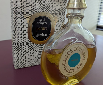 Vintage Guerlain PARURE Eau de Cologne 6 fl oz Sealed w/ Original Box 1970s Rare