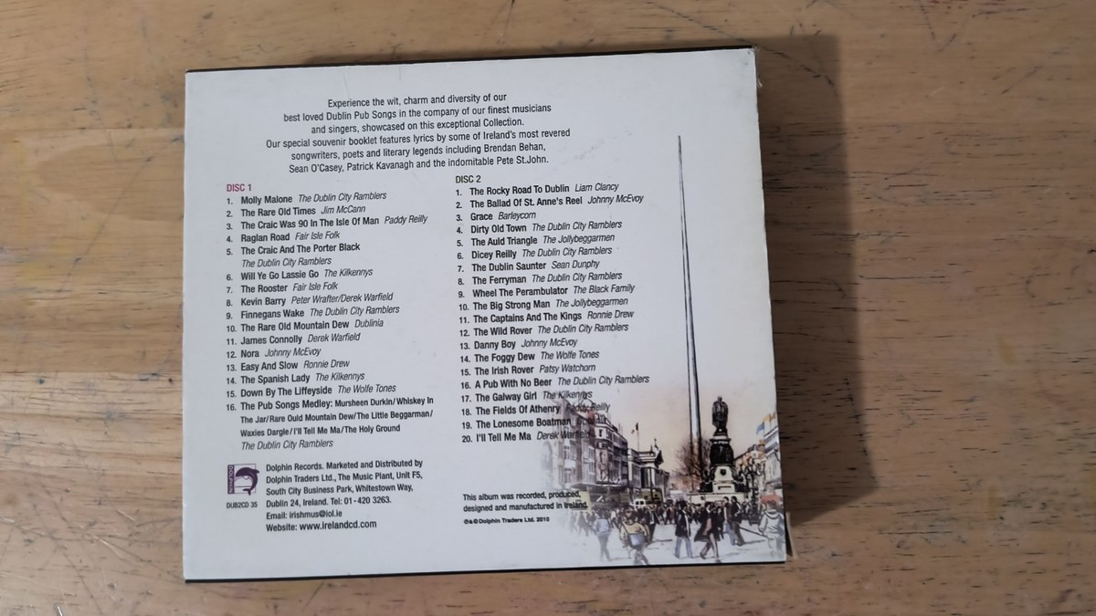 確認用Dublin Pub Songs　アイルランド音楽 Dublin Pub Songs 2 CD Collection ft Various Artists [GOOD CDs