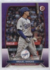 2023 Bowman Purple 103/250 Miguel Vargas #88 0g4