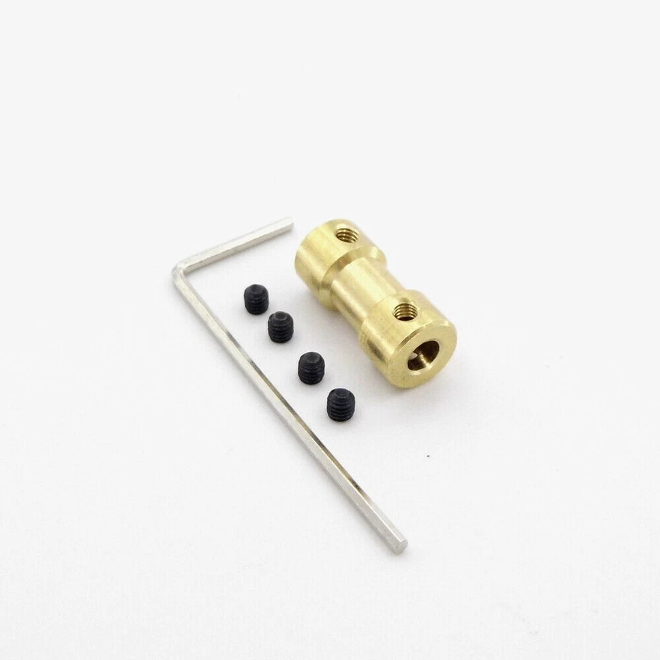 Useful Best Coupler Brass For RC Boat Car Robot Motor Shaft Coupling Joint - Image 2 of 4