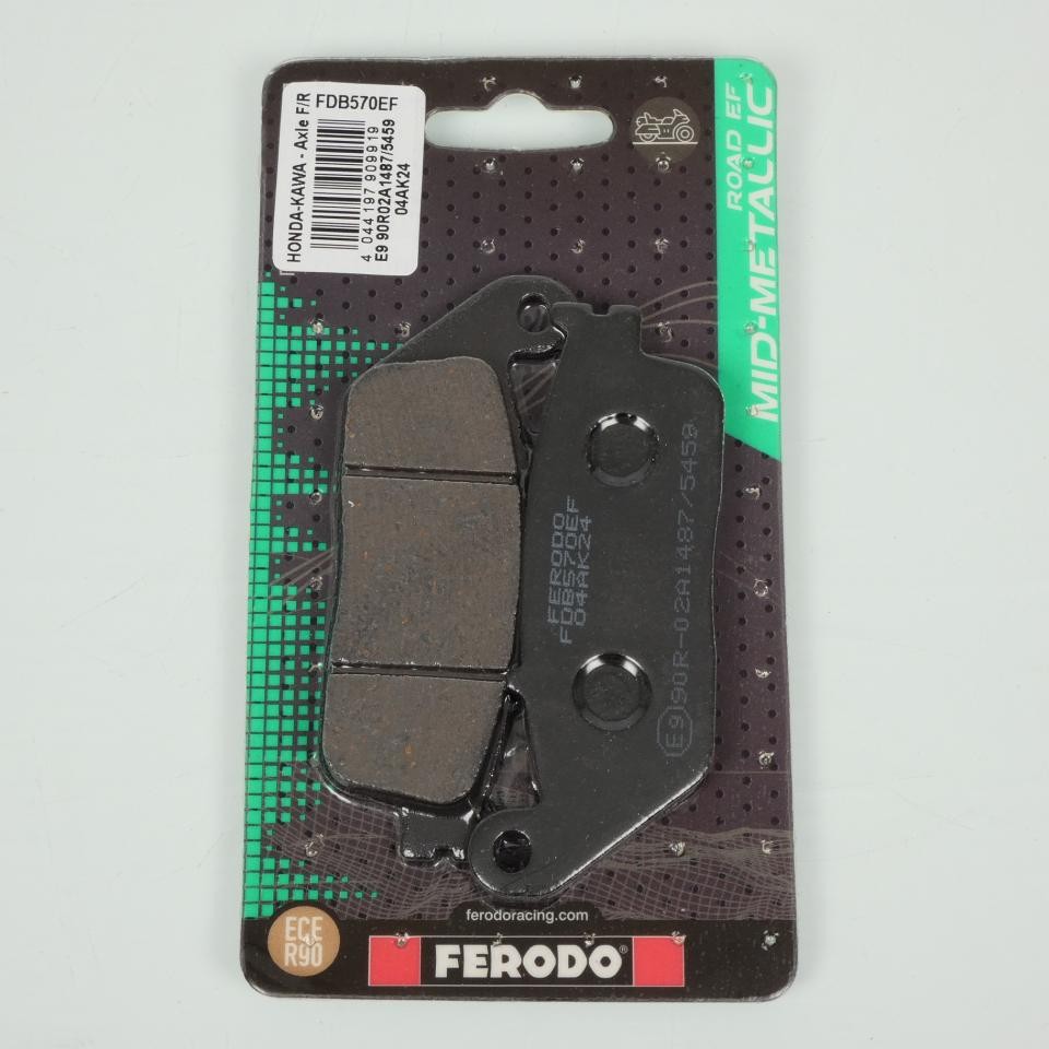 Plaquette de frein AR Ferodo moto Voge 300R garniture semi-métallique