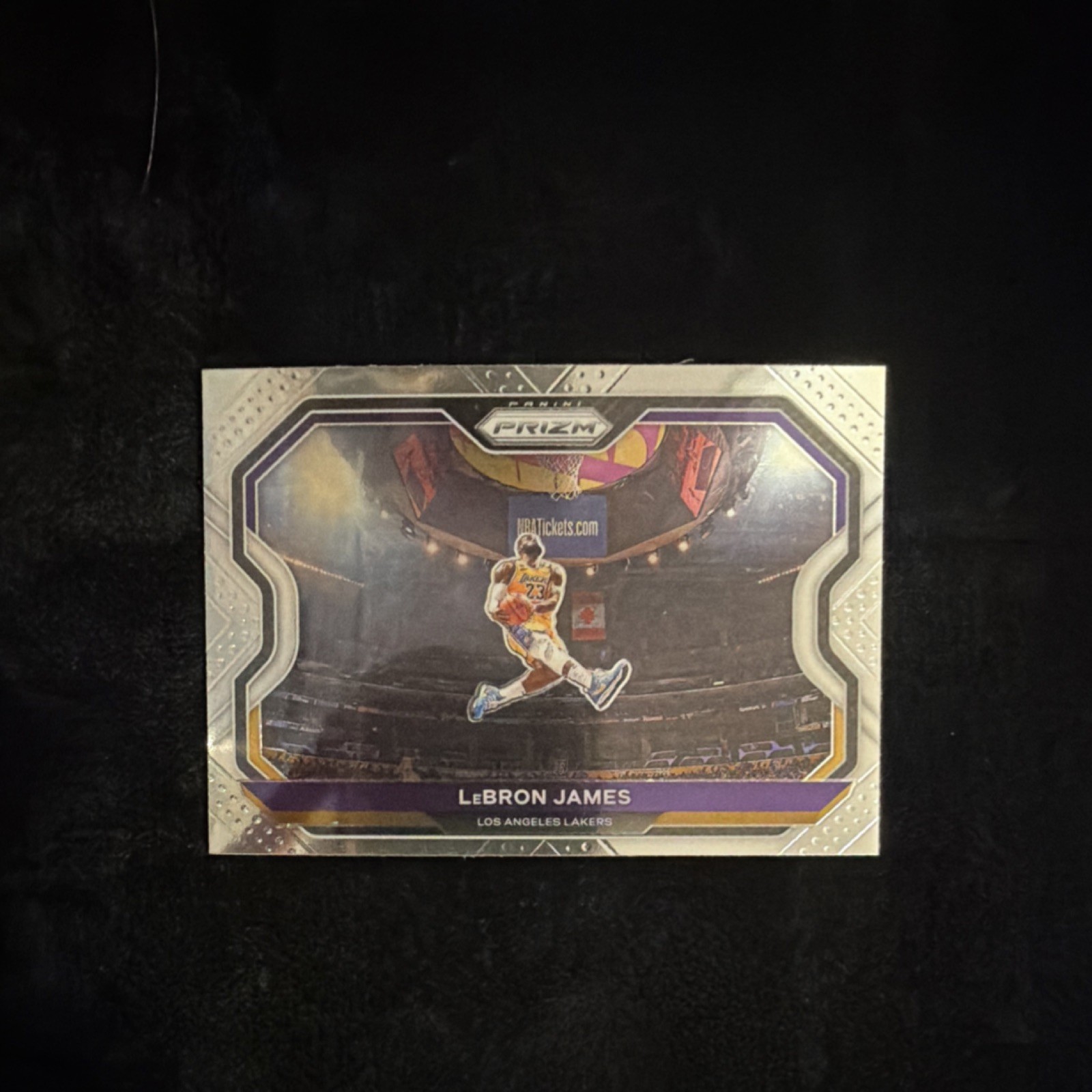 Panini Prizm LeBron James Base Set #1 2020-21 Los Angeles Lakers NBA
