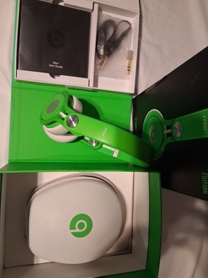 Beats Mixr Mixer Wired Headphones Neon Green Limited Edition David