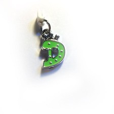 Pop Girl Ear Bud Charm: Letter D
