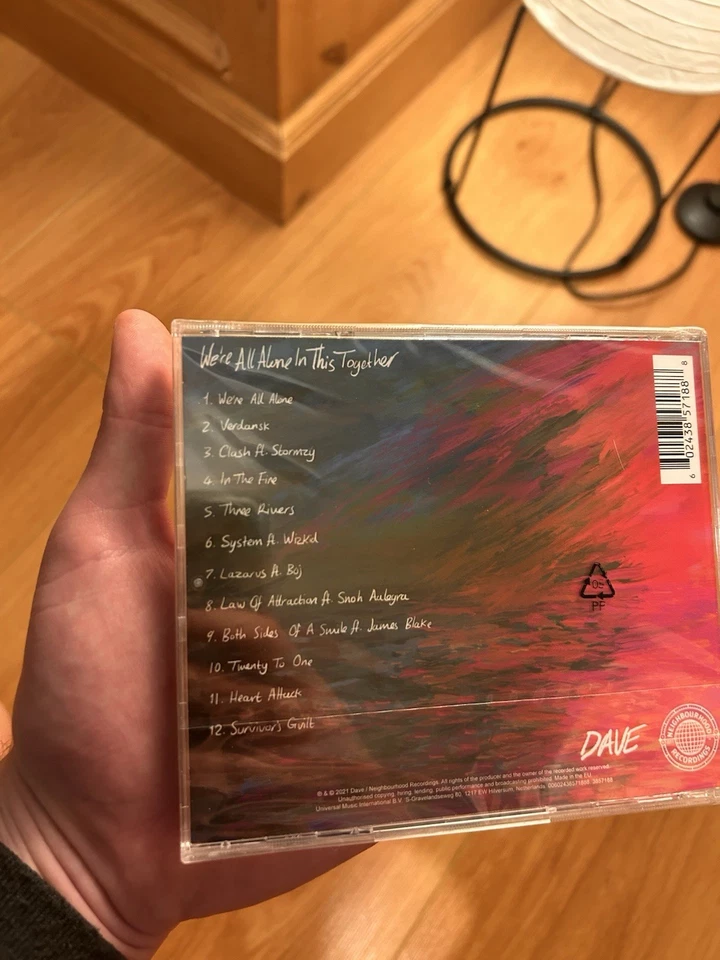 We're All Alone in this Together by Dave (CD, 2021) - Image 3 of 4