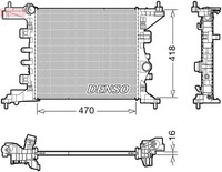 Denso KüHler WasserküHler MotorküHler FüR Opel Meriva B GroßRaumlimousine 1.4