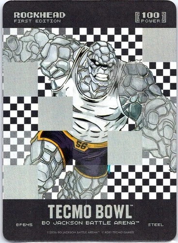 Bo Jackson Battle Arena Tecmo Bowl Rockhead Steel big Pixel SP Chris Doleman