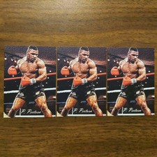 3 Mike Tyson BOXING Rare PERTOSA Art Giclee Limited Edition Sample Promo Cards 