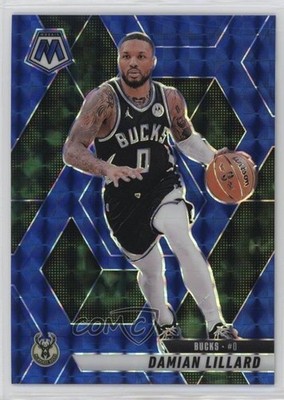 2024-25 Panini Mosaic Blue Mosaic Prizm 163/199 Damian Lillard #155 1u6