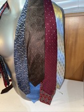 Vintage Wembley Neckties Lot of 6 Men's Ties Retro/abstract/striped  29 