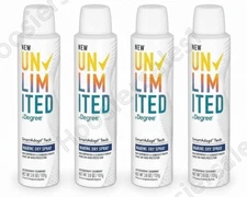 4 PACK -  Degree Unlimited MARINE Dry Spray Antiperspirant Deodorant 3.8 oz Each