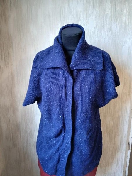 Women Gerry Weber Vest Purple Wool 42 / XL / 50