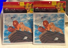 Lot of 2 Disney The Lion King A NEW DAY Art-To-Sew Fabric Panel 8" Quilt Sewing