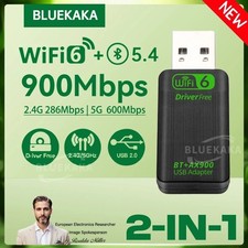 USB WiFi6 WiFi Dongle Wireless network Adapter 900Mbps Dual Band 2.4G/5G AX900