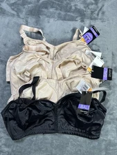 Bali Bra 42DD Comfort U Back Wirefree Wireless Support Bras Lot of 4 NEW NWT